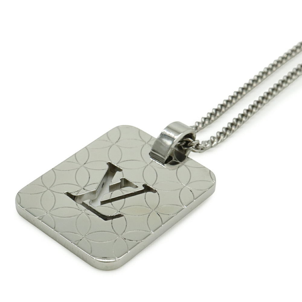 LOUIS VUITTON Silver Necklace - Picture 4 of 7